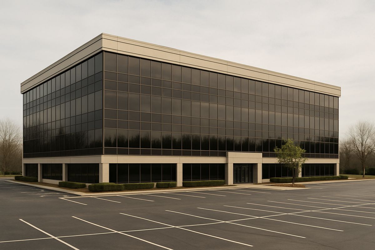 Office property at mid scope — representative photography