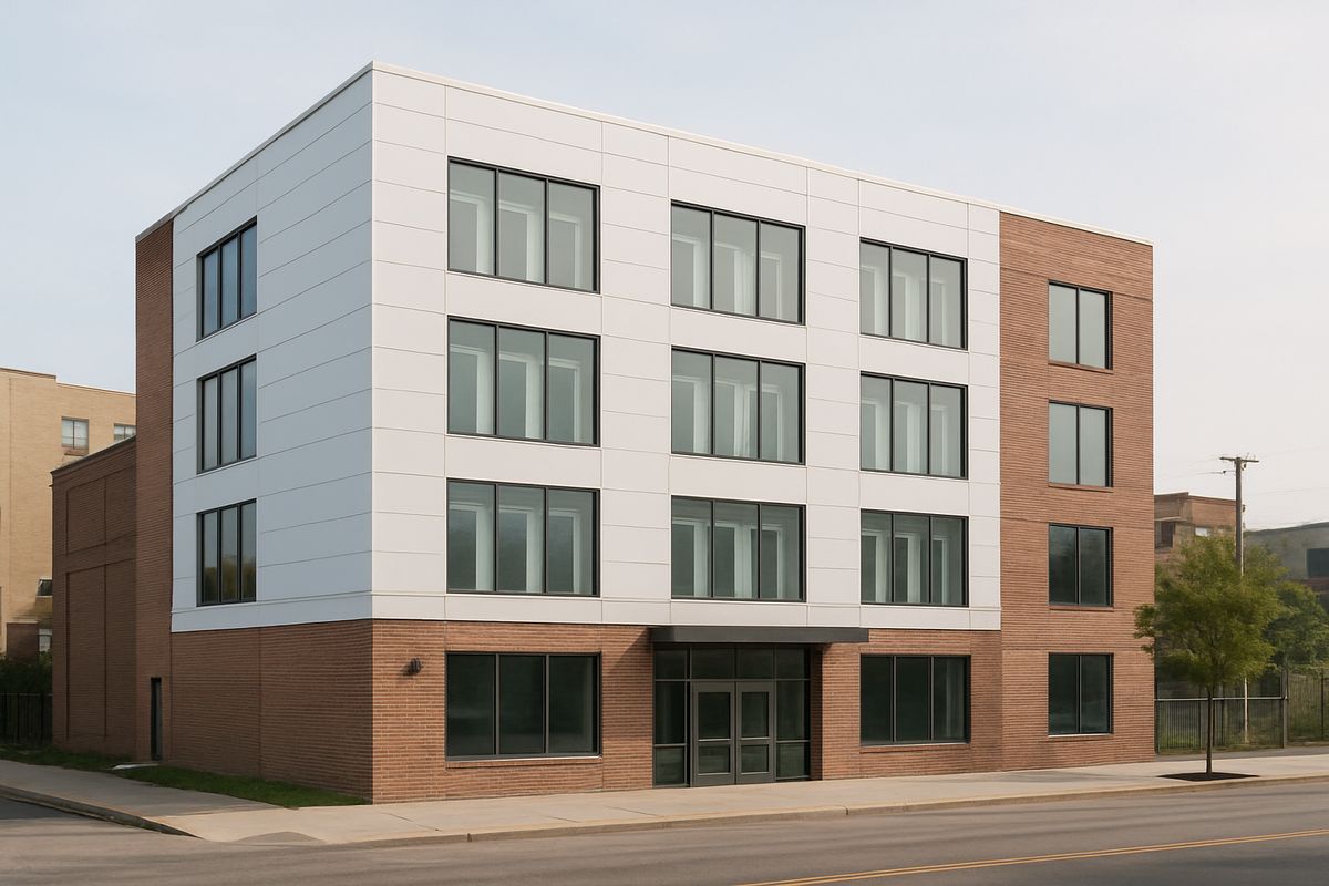 Self-Storage property at large scope — representative photography