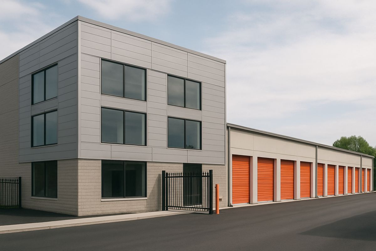 Self-Storage property at mid scope — representative photography